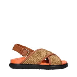 Sandaler^Marni Fussbett Vævede Sandaler Brun