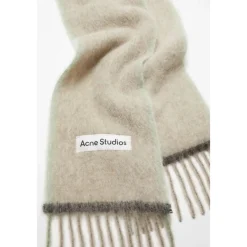 Halstørklæder Og Tørklæder^Acne Studios FW25 Fringe Scarf Beige