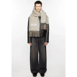 Halstørklæder Og Tørklæder^Acne Studios FW25 Fringe Scarf Beige