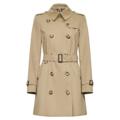 Frakker<Burberry Gabardine Trenchcoat Gul