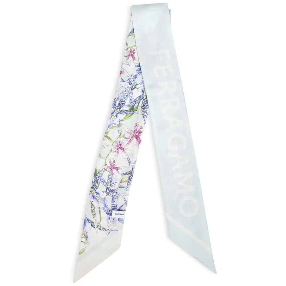 Tørklæder<Ferragamo Gaia Print Bandeau Multifarvet