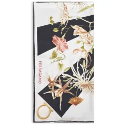 Tørklæder<Ferragamo Gaia Print Silketørklæde Multifarvet
