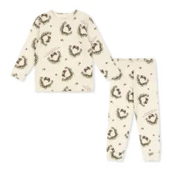 Nattøj<Konges Sløjd Gamer Todelt Pyjamassæt Beige