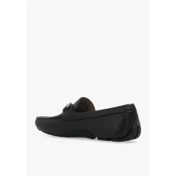 Loafers<Ferragamo Gancini Appliqué Moccasiner Sort