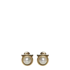 Smykker^Ferragamo Gancini Pearl Earrings Gul