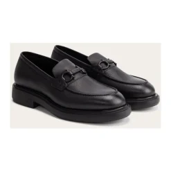 Loafers^Ferragamo Gancini-dekorerede mokkasinsko Sort