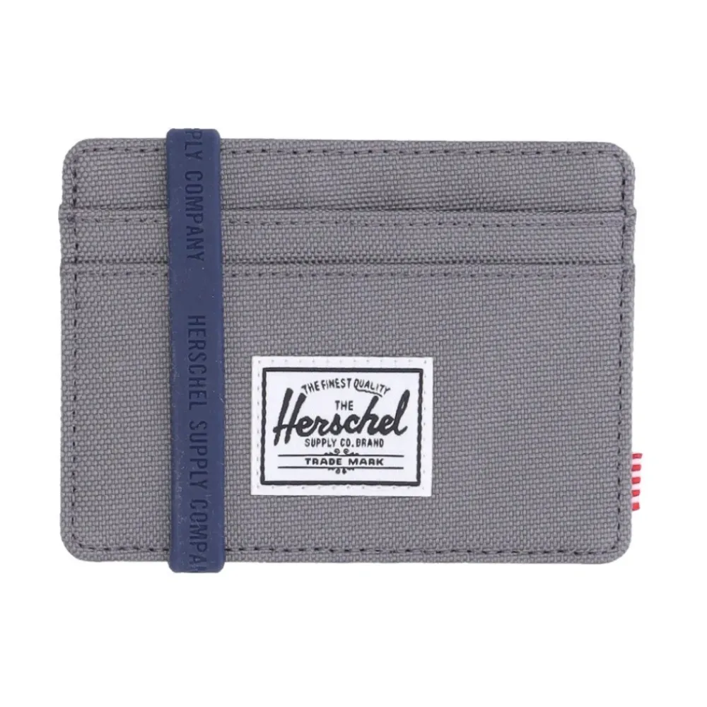 Punge & Kortholder<Herschel Gargoyle Grey RFID Herre Pung Grå