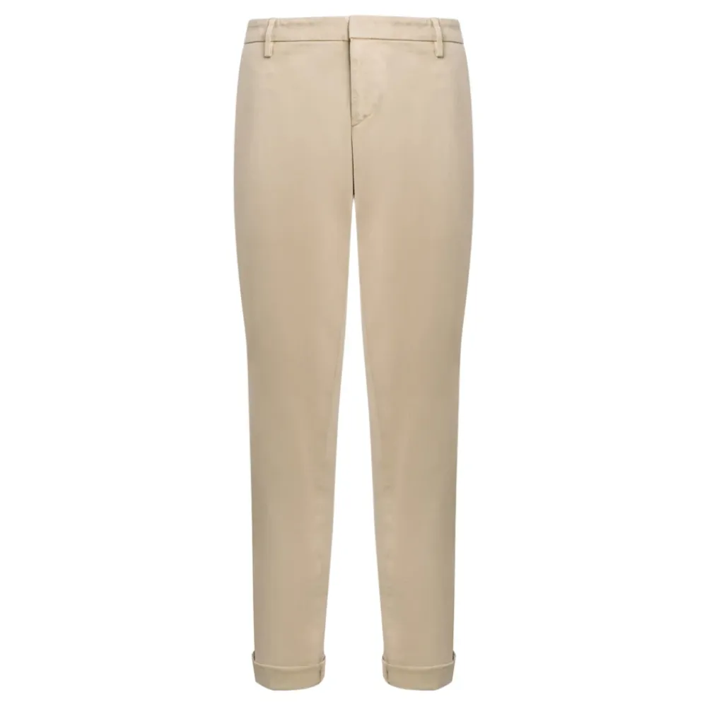 Bukser<Dondup Gaubert Relax Bukser Beige