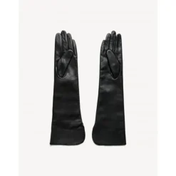 Handsker<By Malene Birger Gemi Leather Gloves Sort