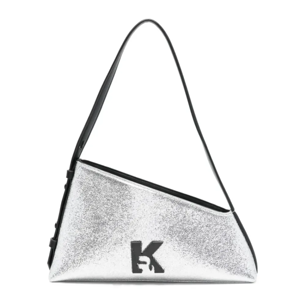 Skuldertasker^Karl Lagerfeld Geo Shiny Skuldertaske Grå
