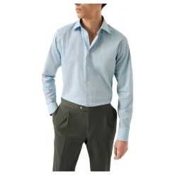 Skjorter^Eton Geometrisk Contemporary Signature Twill Skjorte Blå