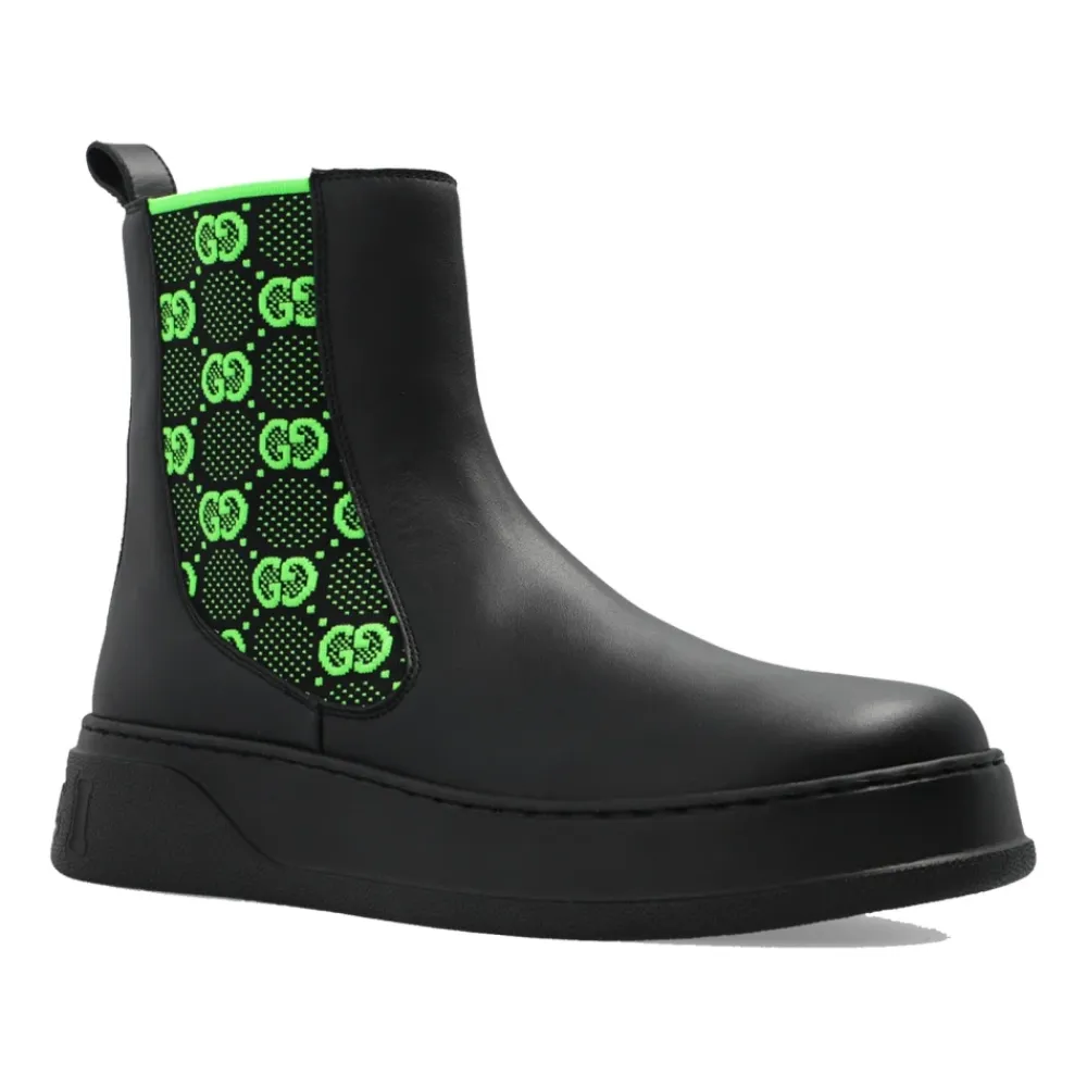 Chelsea Boots^Gucci GG Elastic Chelsea Boot Sort