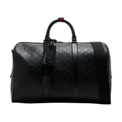 Tasker^Gucci GG Emblem Medium Duffle Bag Sort