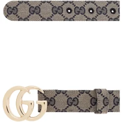 Bælter^Gucci GG Marmont Tyndt Bælte Grøn