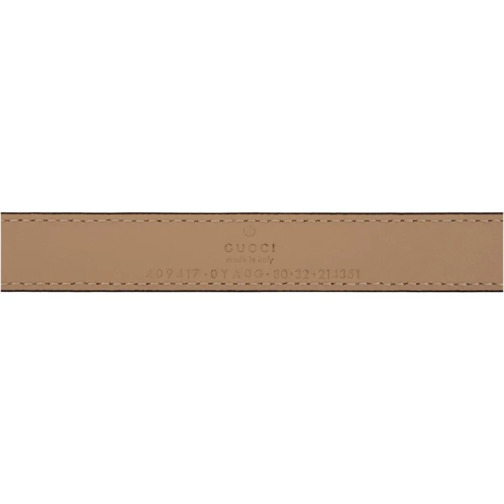 Bælter<Gucci GG Plaque Belt Beige