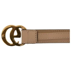 Bælter<Gucci GG Plaque Belt Beige