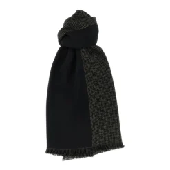 Halstørklæder Og Tørklæder^Gucci GG Wool Jacquard Scarf Sort