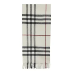 Halstørklæder Og Tørklæder|Tørklæder^Burberry Giant Check Scarf Hvid