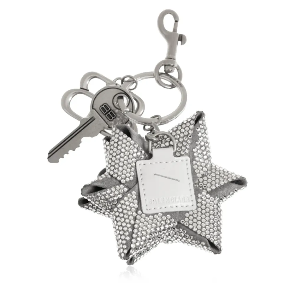 Tilbehør Til Tasker^Balenciaga Gifting Bow Charm Grå
