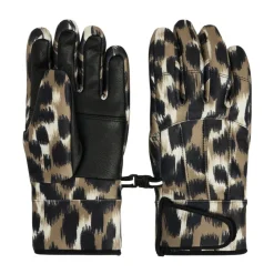 Handsker^Fusalp Glacier W Print Ski Handsker Brun