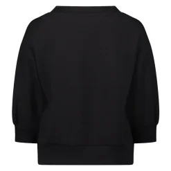 Sweatshirts<Betty Barclay Glitrende Sweatshirt med Ståkrave Sort