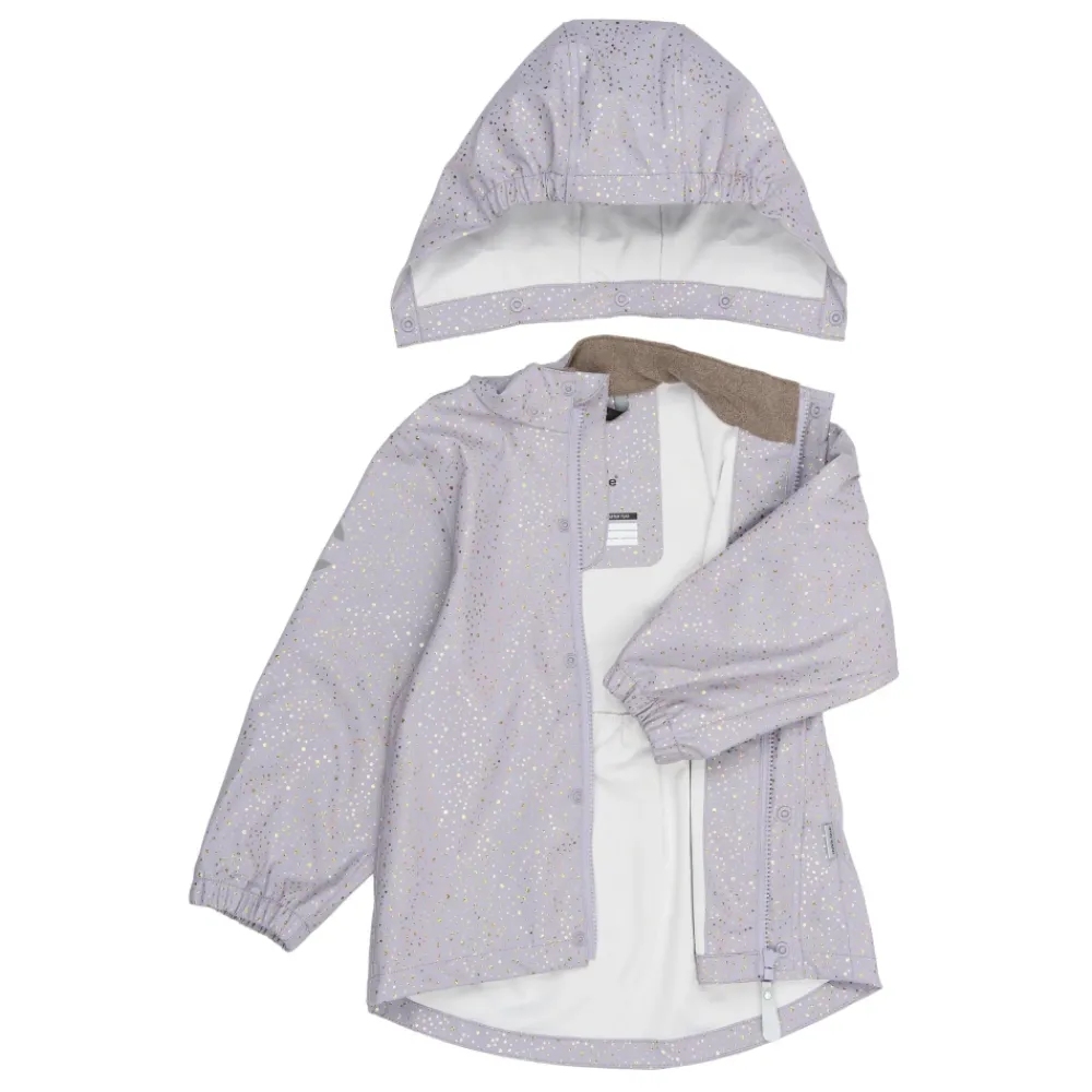 Overtøj<Mikk-Line Glitter Rain Set - Lavender Aura Grå