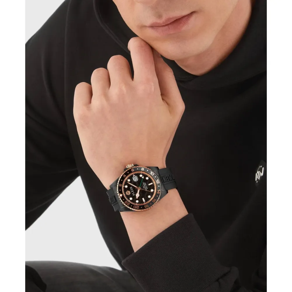 Ure^Philipp Plein GMT-I Challenger Watch Sort