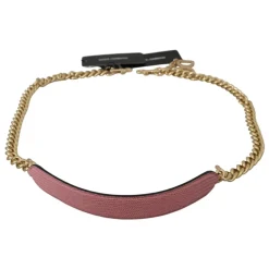 Tilbehør Til Tasker^Dolce & Gabbana Gold Chain Accessory Shoulder Strap Pink