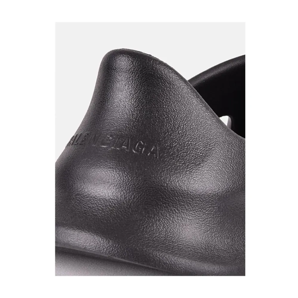 Sandaler<Balenciaga Gomme Flats Mules Sort