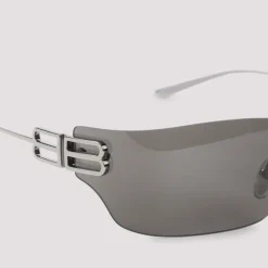 Solbriller|Solbriller<Balenciaga Gossip Square Sunglasses Grå