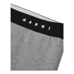 Underdele^Marni børne leggings med logo Grå