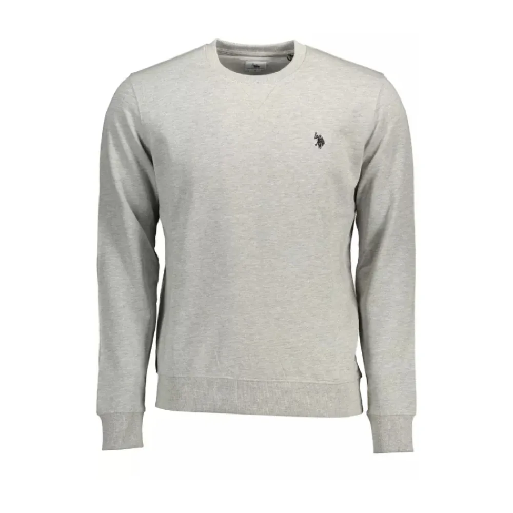 Sweatshirts^U.S. Polo Assn. Gr Cotton Sweater til Mnd Grå