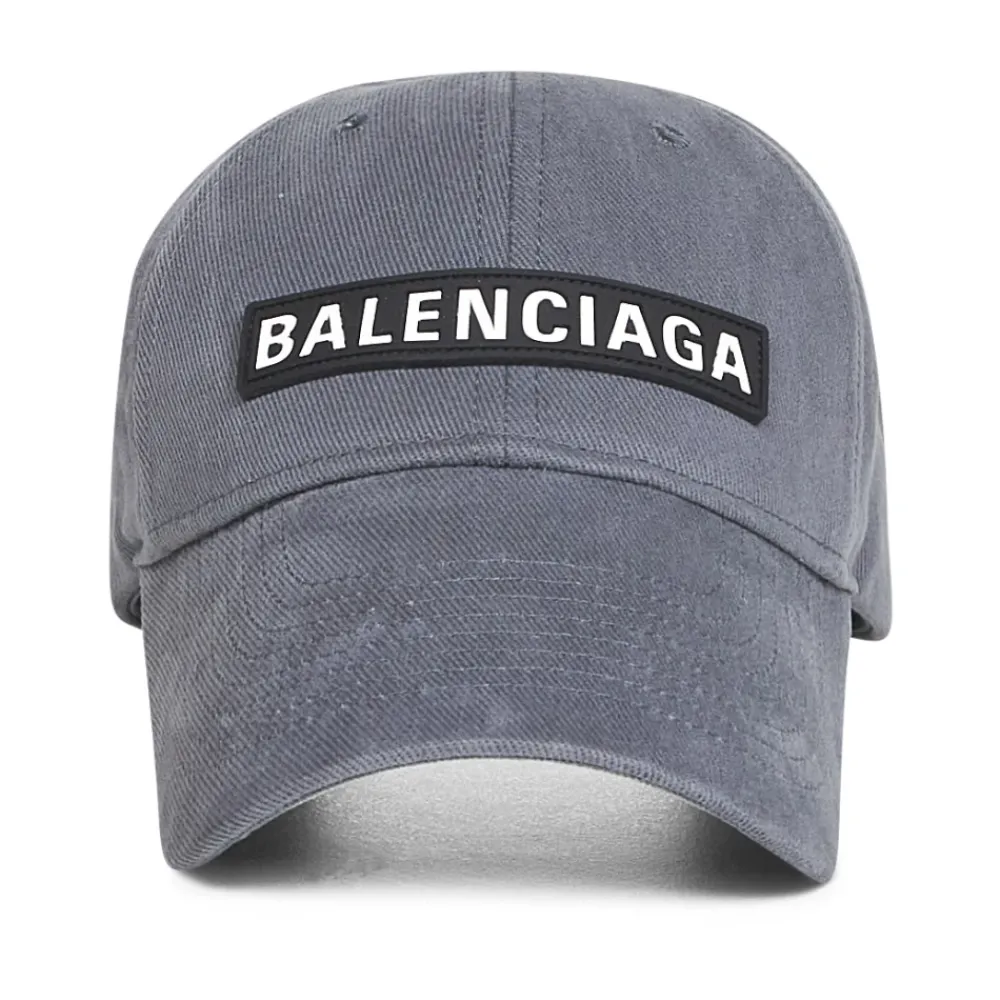 Huer, Kasketter & Hatte<Balenciaga Hatte med Buet Top Grå