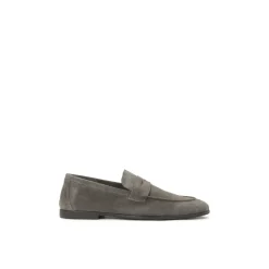 Loafers<Kazar ruskind loafers Grå