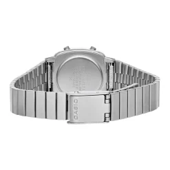 Ure<Casio Rustfrit Stål Digital Ur med Alarm Grå