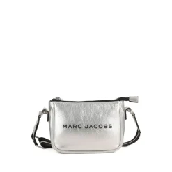 Tasker^Marc Jacobs Skuldertaske med Sølv Lynlås Grå