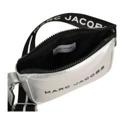 Tasker^Marc Jacobs Skuldertaske med Sølv Lynlås Grå