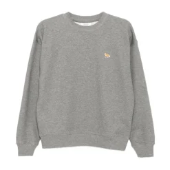 Sweatshirts^Maison Kitsuné Sweater med Lange Ærmer Grå