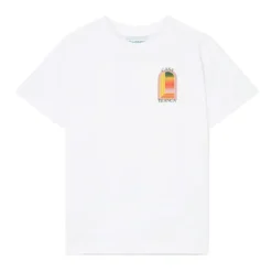 T-Shirts^Casablanca Gradient L'Arche T-Shirt Hvid
