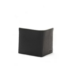 Punge & Kortholder<Barbour Grain Leather Billfold Wallet Sort