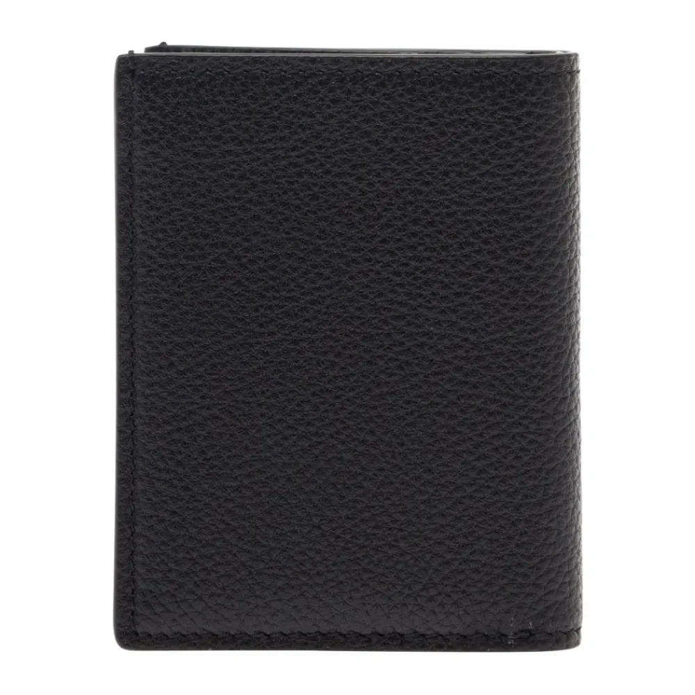 Punge & Kortholder<Tom Ford Grain Leather Folding Cardholder Sort