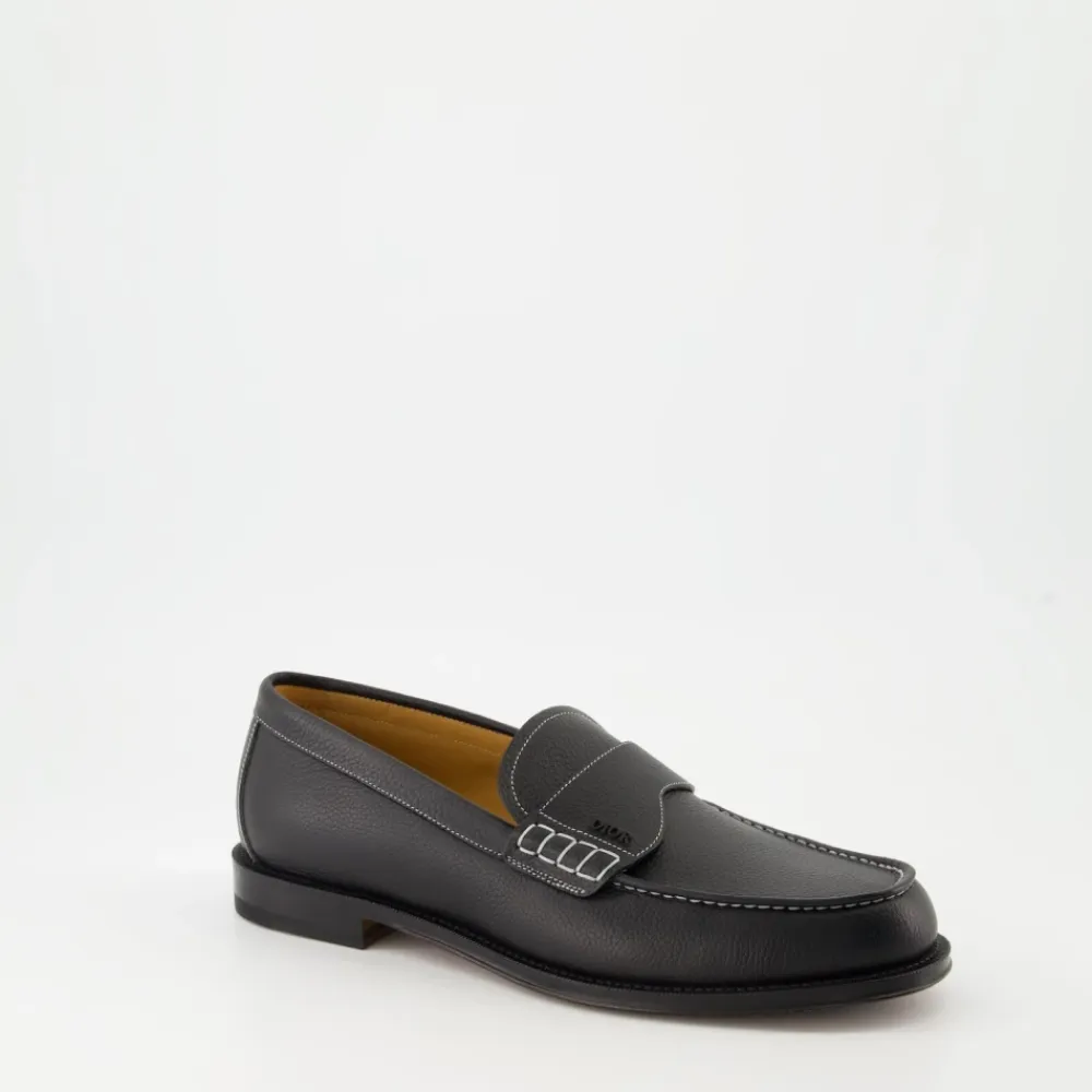 Loafers^Dior Granville Moccasins Sort