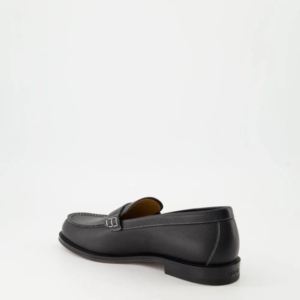 Loafers^Dior Granville Moccasins Sort