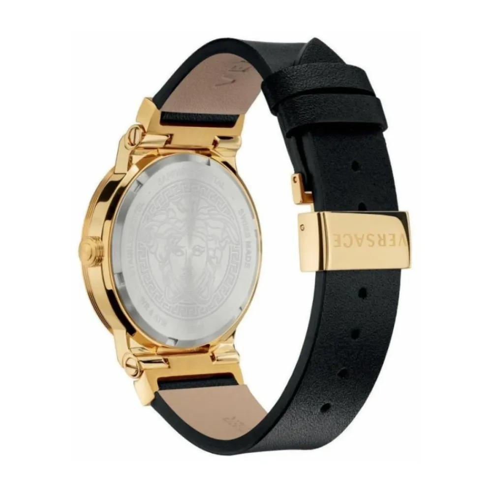 Ure<Versace Greca Logo Watch Gul