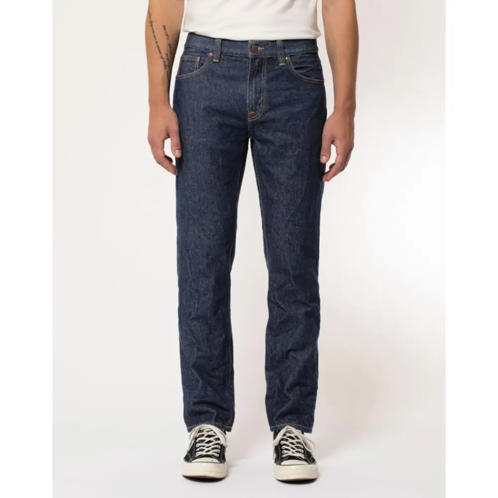 Jeans<Nudie Jeans Gritty Jackson gennemvædeteps Blå