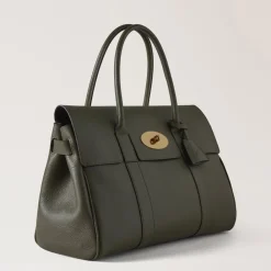Håndtasker^Mulberry læder skuldertaske med lås Grøn