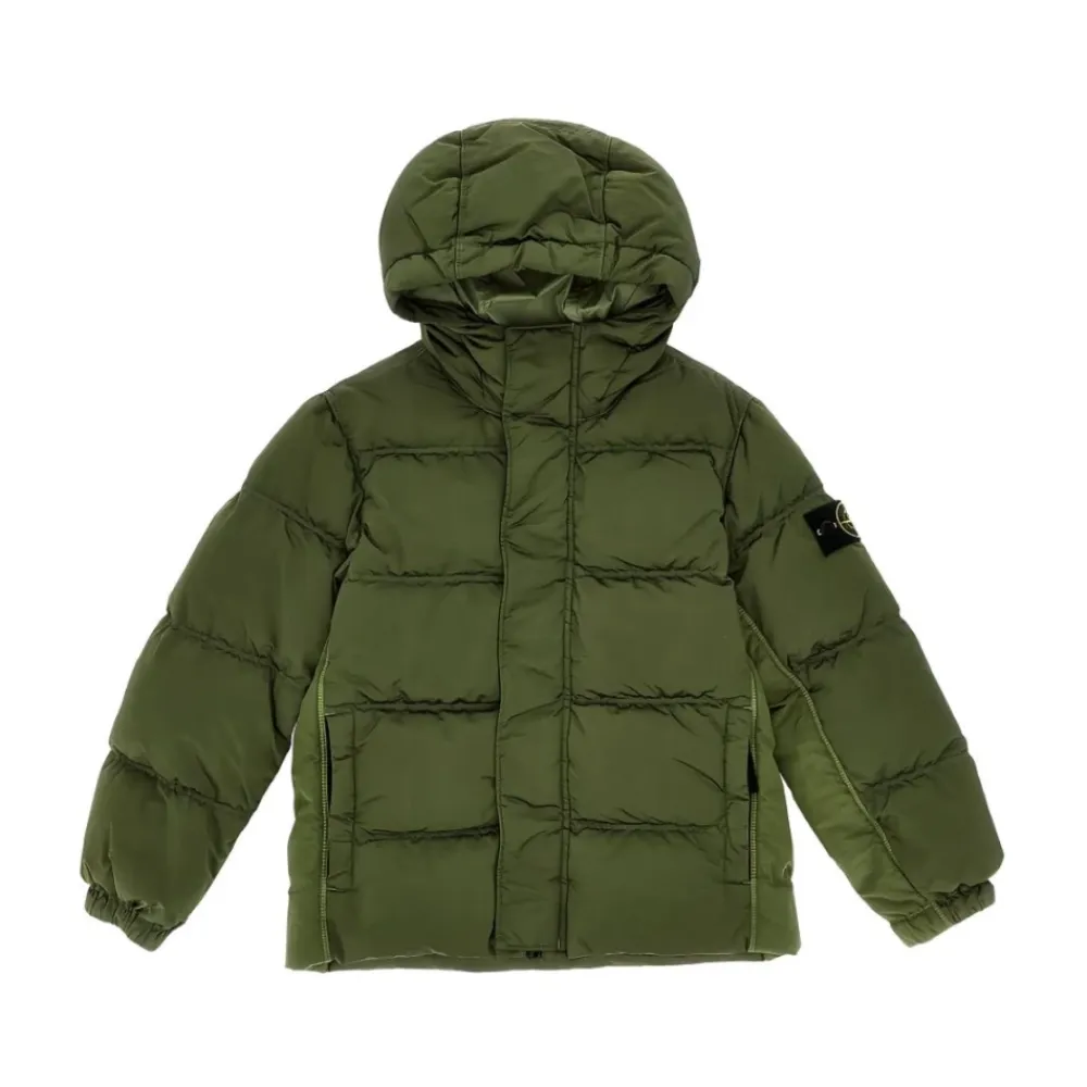 Jakker^Stone Island Letvægtsjakke til Drenge Grøn