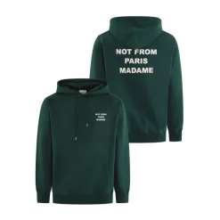Trøjer^Drole de Monsieur Slogan Hættetrøje Grøn