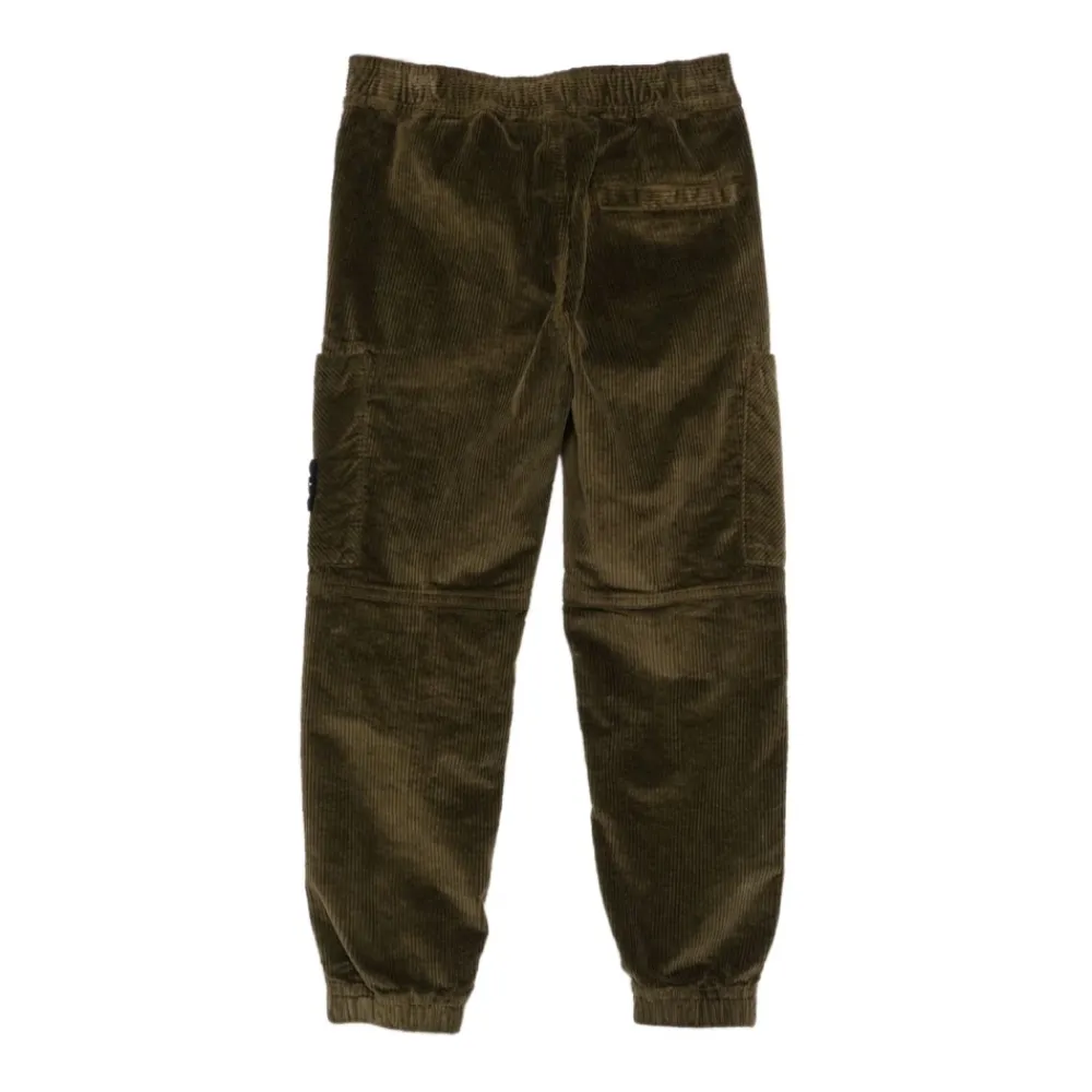 Underdele^Stone Island ne Afslappede Bukser AW25 Grøn