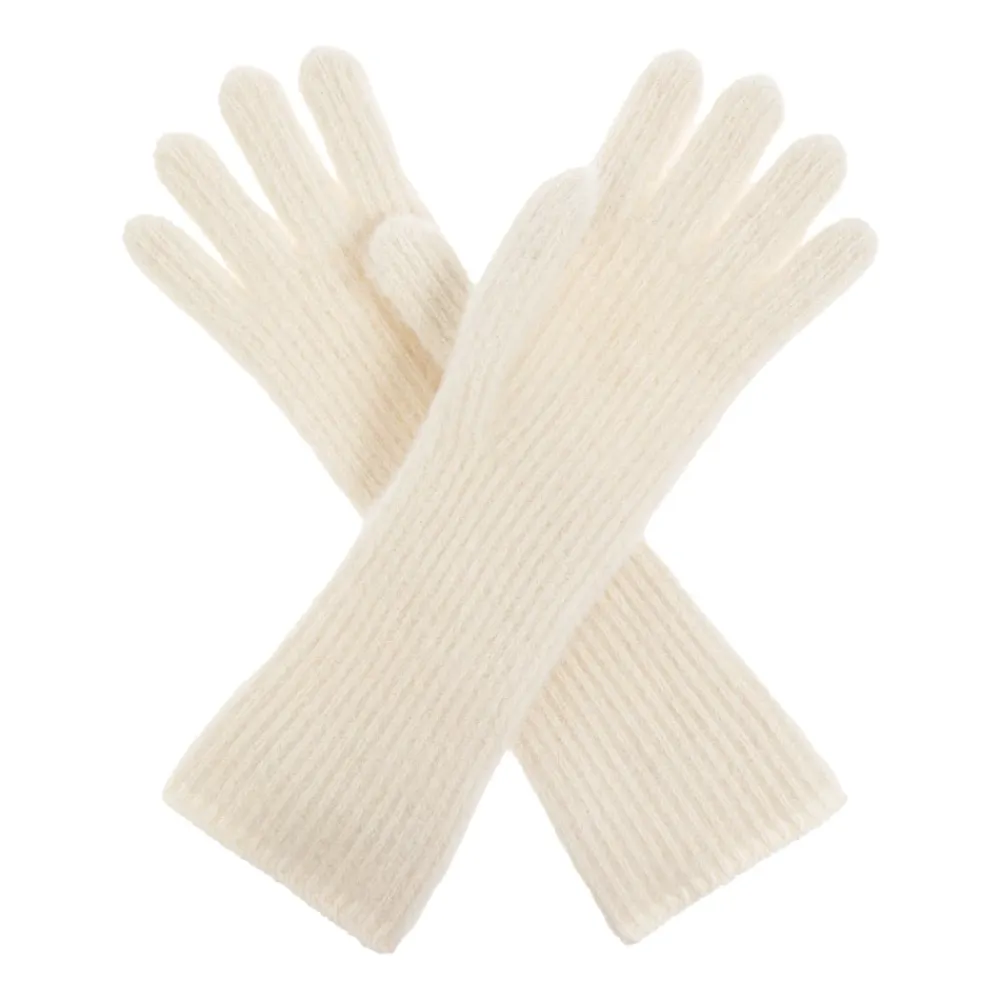 Handsker<Jacquemus Gros Grain Handsker Beige